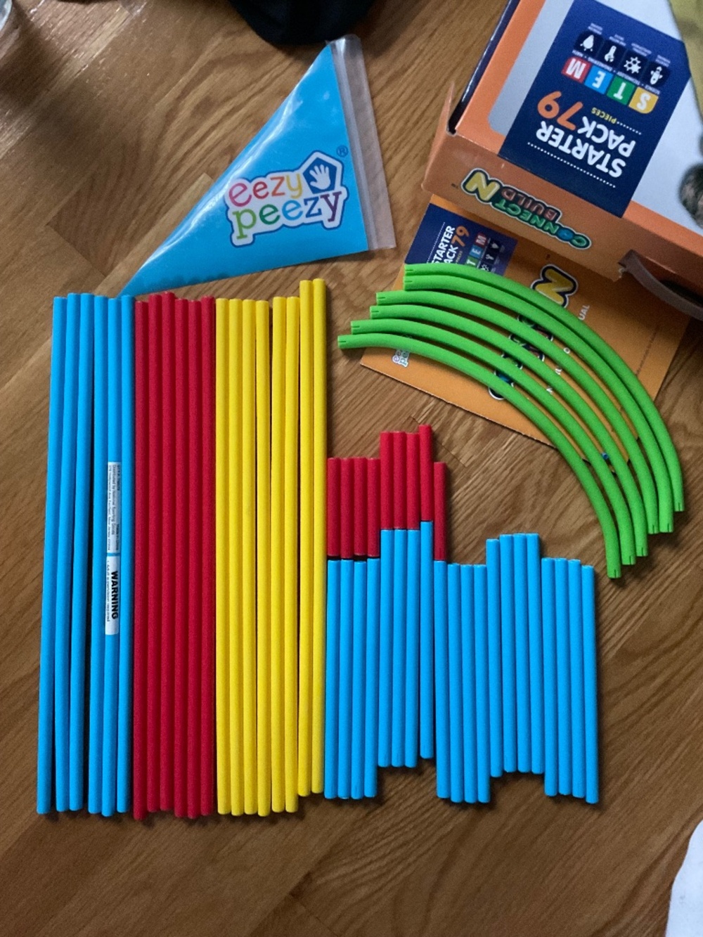 Eezy Peezy Connect N Build - 79 Piece Set Toddler toy